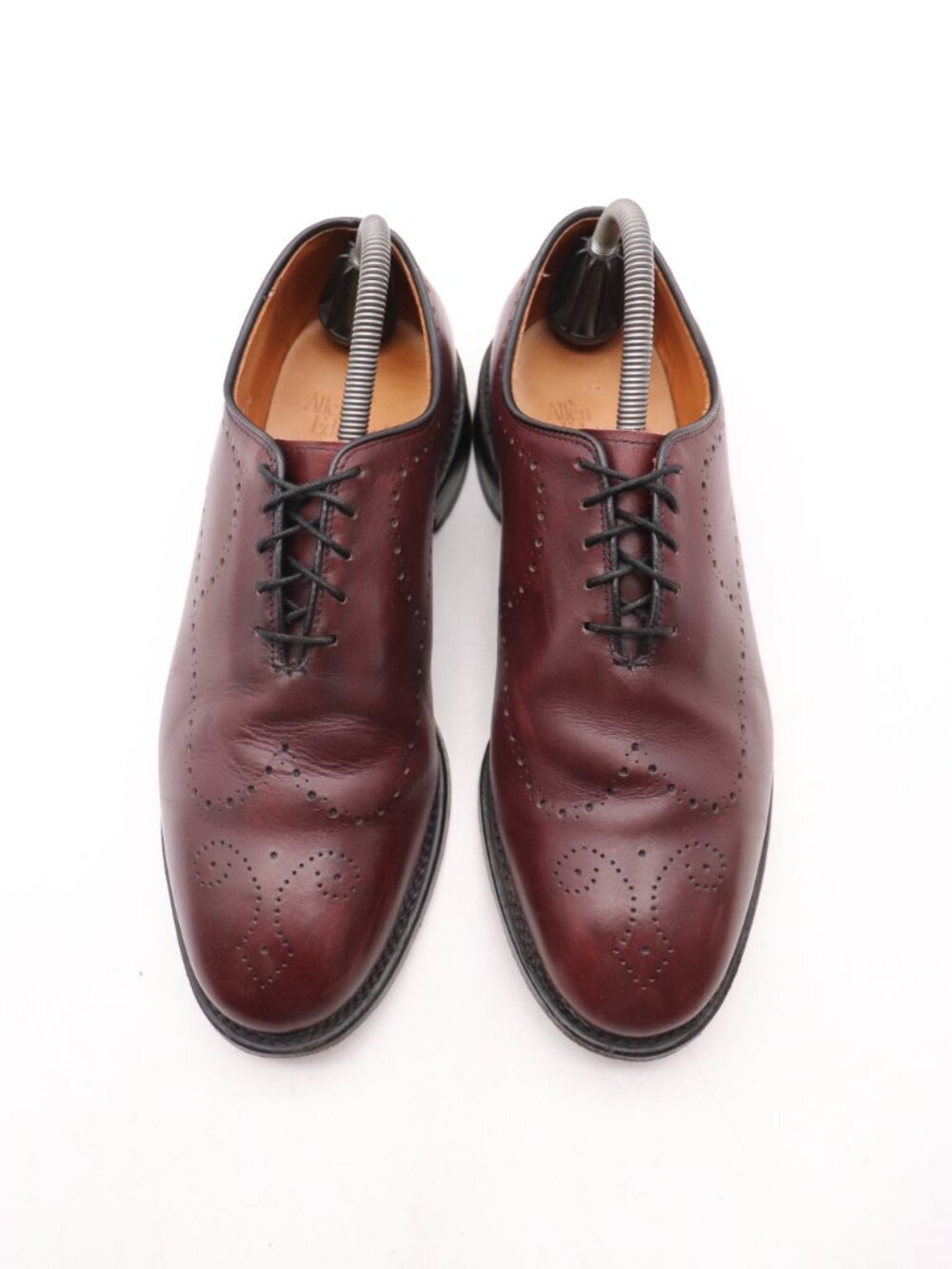 Allen Edmonds Fairfax Whole Cut Men's 7 EEE Oxfords Burgundy Shoes Leather USA